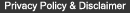 Privacy Policy and Disclaimer