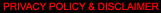 Privacy Policy and Disclaimer